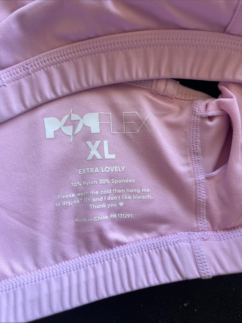 POPFLEX Corset Bra in light pink XL extra lovely - Picture 2 of 5